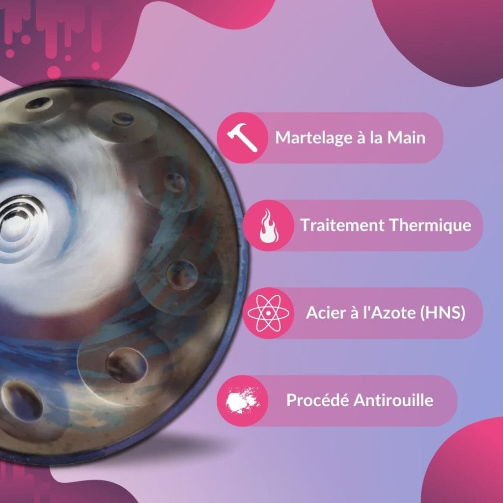 Handpan Celestial en Ré Mineur - Vue 1