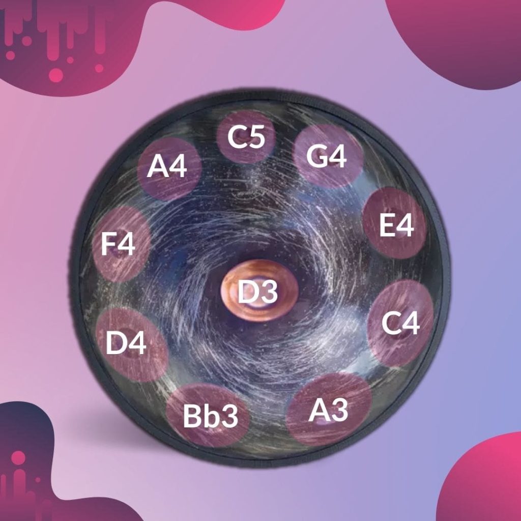 Handpan 10 Notes - Supernova - Ré Mineur (1)